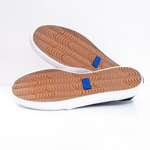 Keds Women's Double Decker Emboss Leather Sneaker Black 8.5 M US Slip-On NWOT - Picture 3 of 3